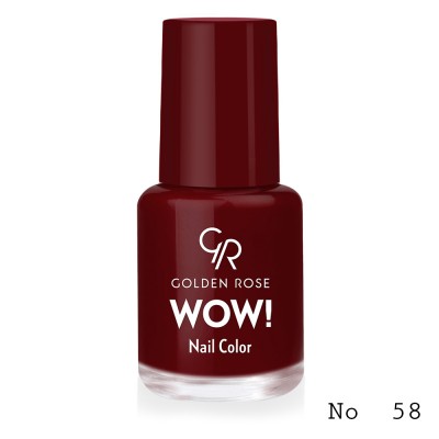 GOLDEN ROSE Wow! Nail Color 6ml-58